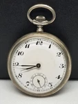 J0067 800 Silver Junghans Pocket Watch, Size 39MM, 15 Jewels, Working.. Fixed Price $137.99.