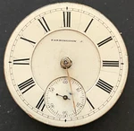 Antique 1886 Waltham Farringdon 1877 Pocket Watch Movement Parts Kw 18S 11J. Fixed Price $49.95.