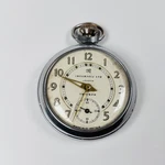 Ingersoll Triumph Pocket Watch Half Hunter Cream Gold Green Special Dial Vintage. Fixed Price $37.77.