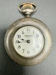Standard U.s.a. Mechanical Full Hunter Silver Pocket Watch Arabic Numerals. Fixed Price $200.00.