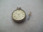 Antique Silver Waltham Broadway Pocket Watch - 1892. Fixed Price $174.24.