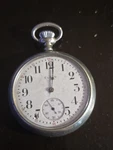 Elgin Vintage Pocket Watch Cant Get Back Open. If Hold It Does Tic. Fixed Price $75.00.