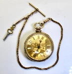 Antique Joseph Johnson Liverpool 14K Gold Hand Made Key Wind Pocket Watch Rare. Fixed Price $6500.00.