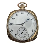 Elgin Fahys Monarch 14K Gold Filled Ornate Pocket Watch Project Runs Briefly Lot. Fixed Price $225.00.