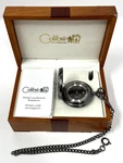 Colibri Gunmetal Quartz Pocket Watch Date Hunter Case Chain Box Vintage Style. Fixed Price $27.00.