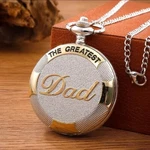 Pocket Watch The Greatest Dad" Quartz. Fixed Price $16.16.
