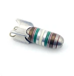 Vintage Pocket Watch Chain Fob Pendant Silver Tone Novelty Missile Charm. Fixed Price $61.75.