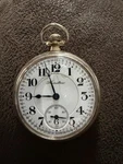 Hamilton Railroad Model 17 Jewels Gold Filled Yellow Mechanical Pocket Wat. Fixed Price $250.00.