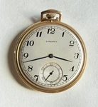 Longines 12S 17J Of Ps 14K Solid Gold Runs Circa 1930. Fixed Price $1600.00.