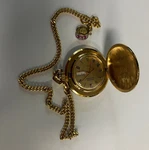 Bulova Accutron Dual Day 43MM Quartz Gold Pendant Pocket Watch. Fixed Price $147.77.