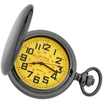 Gotham Men's Gunmetal Military Dial Hunter Quartz Pocket Watch # GWC15044BY. Fixed Price $64.95.
