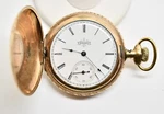 1898 Elgin 7 Jewel Open Face Gold Filled Pocket #WATCH263. Fixed Price $414.00.