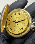 Gruen Precision 1970 Manual Wind 17-J Two-tone 43MM Swiss-made Pocket Watch. Fixed Price $133.00.
