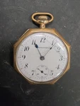 #5373 Stratford Jewels Mechanical Pocket Watch Vintage. Kinda Working. Fixed Price $95.00.