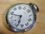 Orvin 17 Jewel Mechanical Wind Pocket Watch Sears Roebuck Good Balance Fhf 2124. Fixed Price $50.00.