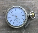 Rockford 1877 Mod. 18S Ser 11988 11J Wadsworth Nickel Open Face Pocket Watch. Fixed Price $161.95.