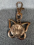 Avon Blue Infinity Butterfly Key Chain Clip Pocket Watch - Does Not Keep Time. Fixed Price $9.99.