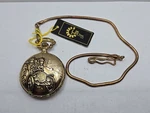 Vintage Unitron Quartz Gold Tone Pocket Watch Antique Car Hunter New Battery. Fixed Price $39.98.