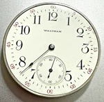 * 12 Size Waltham 210 7J Of Ps Pocket Watch Movement For Parts Repair Runs Q64. Fixed Price $19.95.