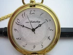 Von Hattenburg Pocket Watch Full Hunter Gold Stainless Steel Chain Genuine. Fixed Price $27.07.