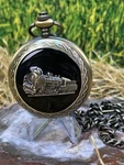 Vintage Concepts Brass Tone Quartz Pocket Watch. Runs Great Keeps Time. Fixed Price $23.95.