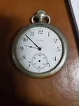 Vintage Elgin Pocket Watch 1920S-30S Art Deco Engraved Case Running. Fixed Price $120.00.