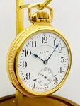1911 Elgin Bw Raymond 16S 17J Rr Grade 370 Display Clear Back Pocket Watch Runs. Fixed Price $599.00.