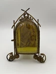 Antique French Watch Casket Or Jewelry Box With Beveled Glass, 1800S. Vtg. Rare. Fixed Price $295.00.