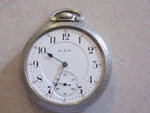 Antique Elgin Etched Railroad Pocket Watch Running. Fixed Price $150.00.