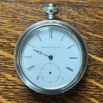1880 Elgin National Movement & Orig Silver Illinois Pocket Watch Case Antique. Fixed Price $69.95.
