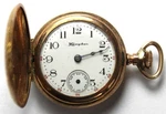 1909 Hampden The Four Hundred 3/0S 17J Gold Filled Hunter Pocket Watch - Repair. Fixed Price $149.99.