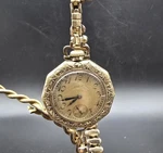 1924 Elgin Ladies 7J Octagonal Gf Case Art Deco Pendant Wrist Watch Running. Fixed Price $85.00.