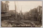 Rppc Wreck Of Burlington Train No. 47 June 10 1909 Cb&q Railroad Illinois. Fixed Price $499.95.