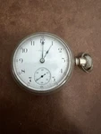 Elgin Grade 207 Open Face Sidewinder Jewel Size 18 Silveroid Pocket Watch. Fixed Price $59.99.