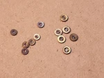 Lot Of 12 Illinois 18S Pocket Watch Hole Jewels Parts/repairs Spares. Fixed Price $27.95.