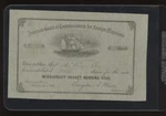 1866 American Board Of Commissioners Foreign Missions Stock Certificate. Fixed Price $200.00.