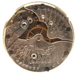 1906 Hampden Pocket Watch Movement 2156858 Grade: Molly Stark 3/0S 7J (LL3). Fixed Price $19.95.