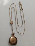 1904 Elgin Model Pocket Watch 7J Grade 320 With Chain Gold Filled Runs Nice. Fixed Price $150.00.
