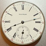 * 1901 12 Size Waltham 210 7J Of Ps Pocket Watch Movement Good Balance Q60. Fixed Price $22.95.