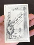 1800 Boston Mass Jos Lord New Carpet Warerooms Store Pamphlet Washington. Fixed Price $14.68.