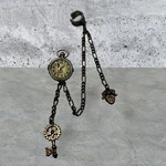 Alchemy Gothic Uncle Albert's Timepiece Earring Cuff Pocket Watch Steam Punk. Fixed Price $30.00.