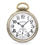Illinois Elinvar Bunn Special 163A Type Iib 23 Jewel Railroad Pocket Watch. Fixed Price $3295.00.