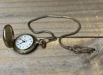 Remington Antimagnetic Pocket Watch Gold-toned Case With Embossed Scrollwork. Fixed Price $128.50.