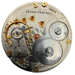 Antique Grand Central Mechanical Hunter Pocket Watch Movement Swiss Fake. Fixed Price $33.90.