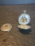 Colibri Pocket Watch 17 Jewel Needs Repair On Back Door. Fixed Price $14.96.