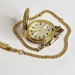 Details Quartz Pocket Watch #1 Dad Gold With Chain Needs Battery. Fixed Price $17.99.