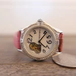 Elgin EG210ST Watch W/ Pink Leather Strap Crystal Accented Women's. Fixed Price $25.00.