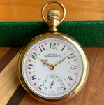 1900 Waltham Grade Bridge "american" 23 Jewels Fancy Dial Pocket Watch. Fixed Price $2199.00.