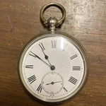 Antique David Perret & Fils Fine Silver Pocket Watch. Fixed Price $121.82.