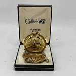 Vintage Colibri Incabloc Swiss Pocket Watch Gold Tone Case Needs Battery (25). Fixed Price $30.00.